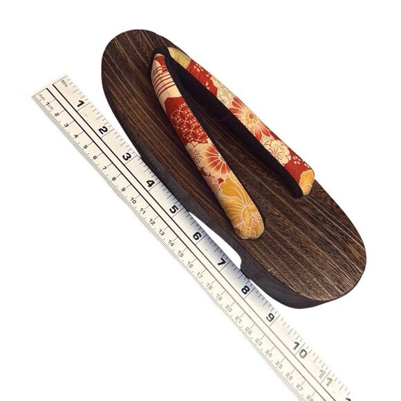 KIMONO HARVEST Japanese Women's Wooden Geta Sandals 9–10.5 US Traditional - Picture 6 of 8
